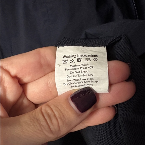 ✨ ANATOMIE ✨ City Slick Travel Jacket Navy Blue Mid Weight Like New Size Large - Picture 8 of 11